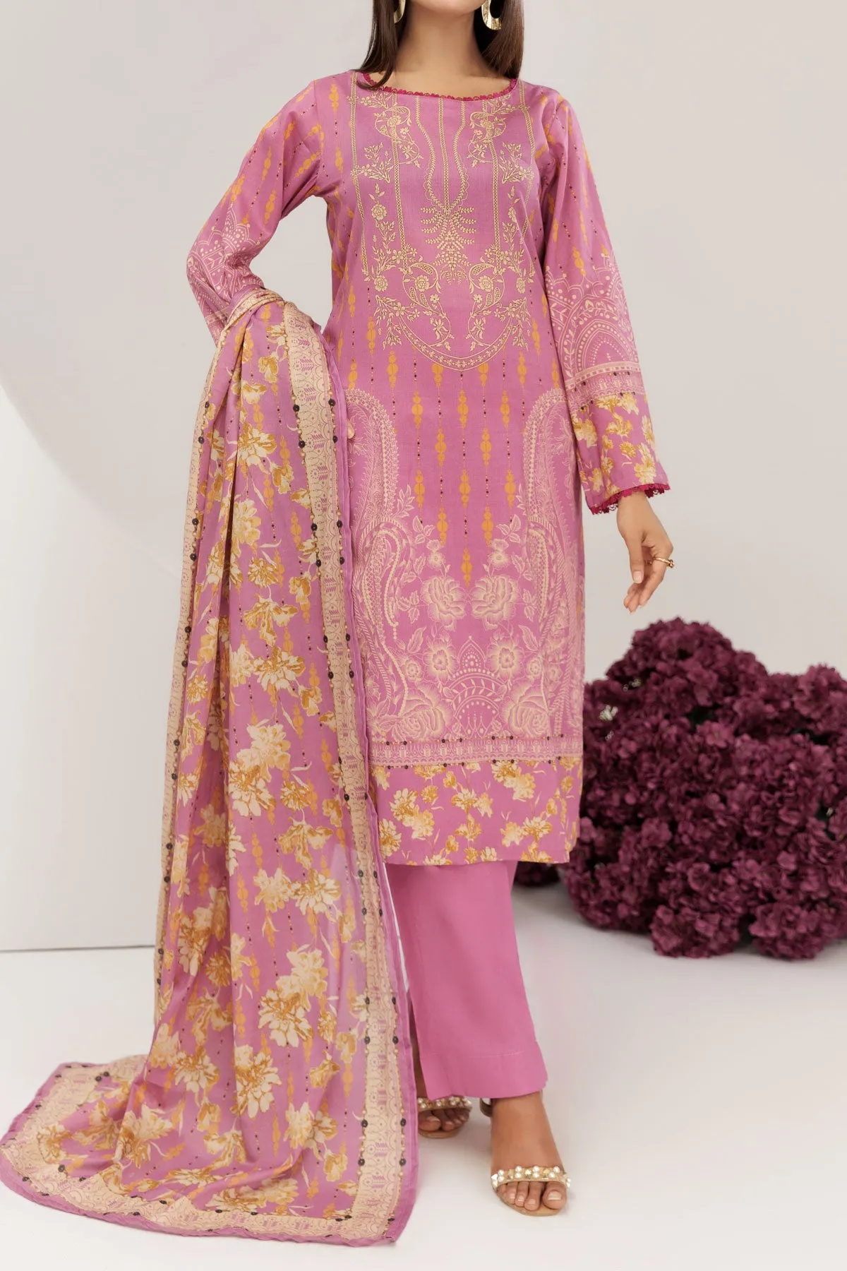 3 PIECE DIGITAL PRINT LAWN| DPC-335