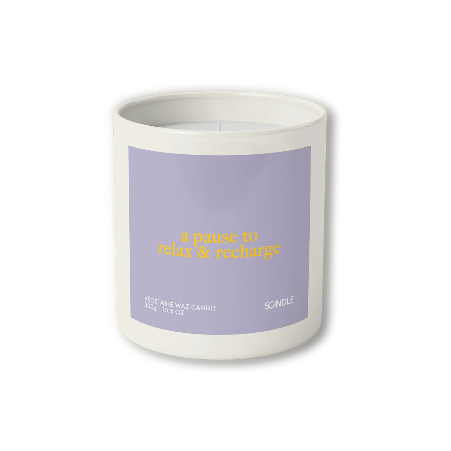 A pause to Relax & Recharge Scented Candle