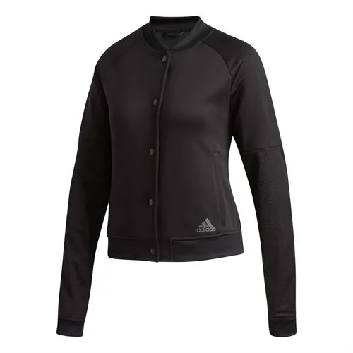 Adidas Women's sweatshirt with buttons DQ2888 black