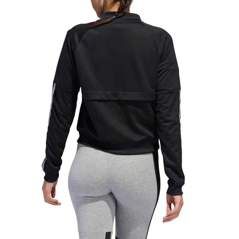 Adidas Women's sweatshirt with buttons DQ2888 black