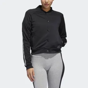 Adidas Women's sweatshirt with buttons DQ2888 black