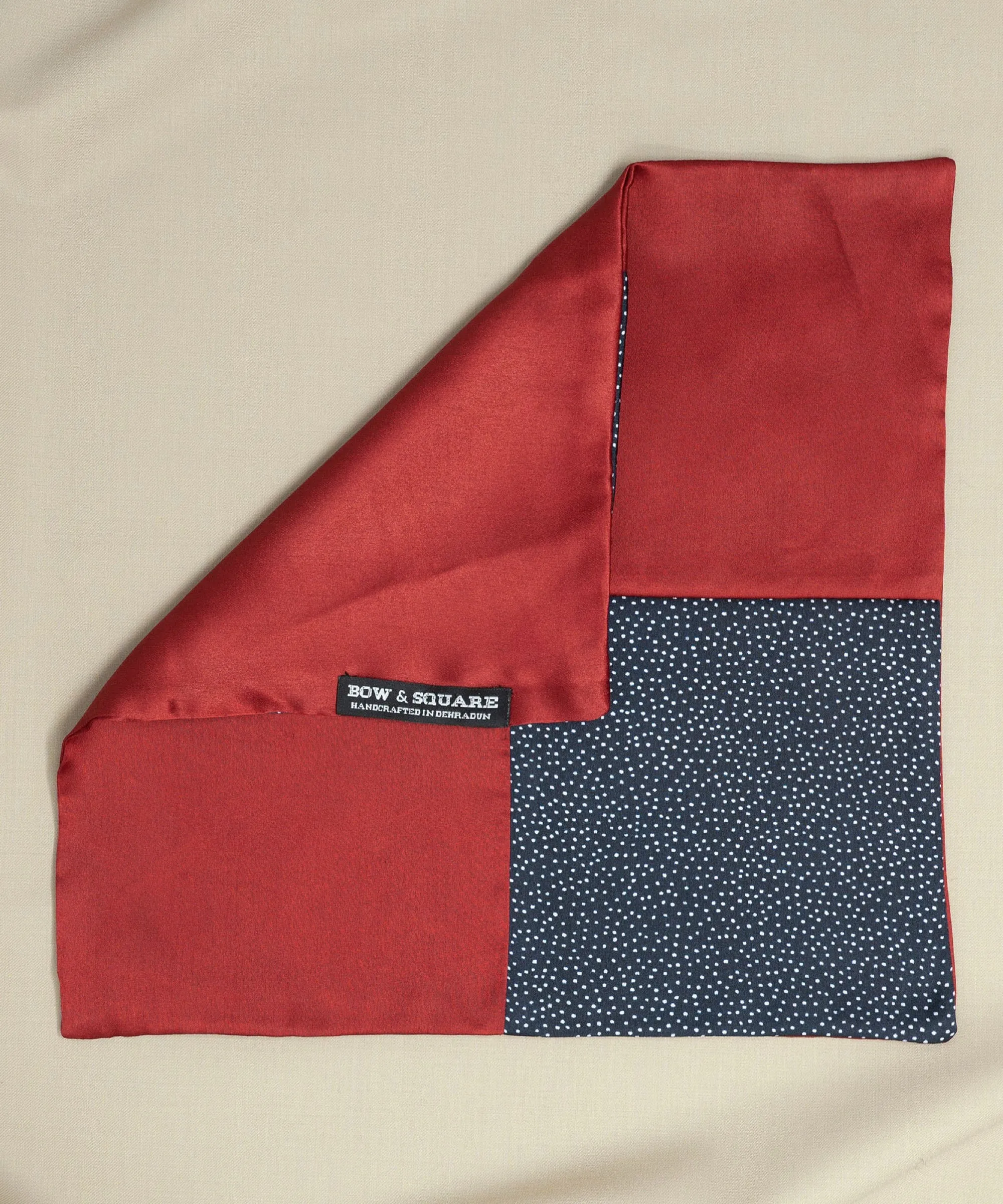 After 8  Red Pocket Square