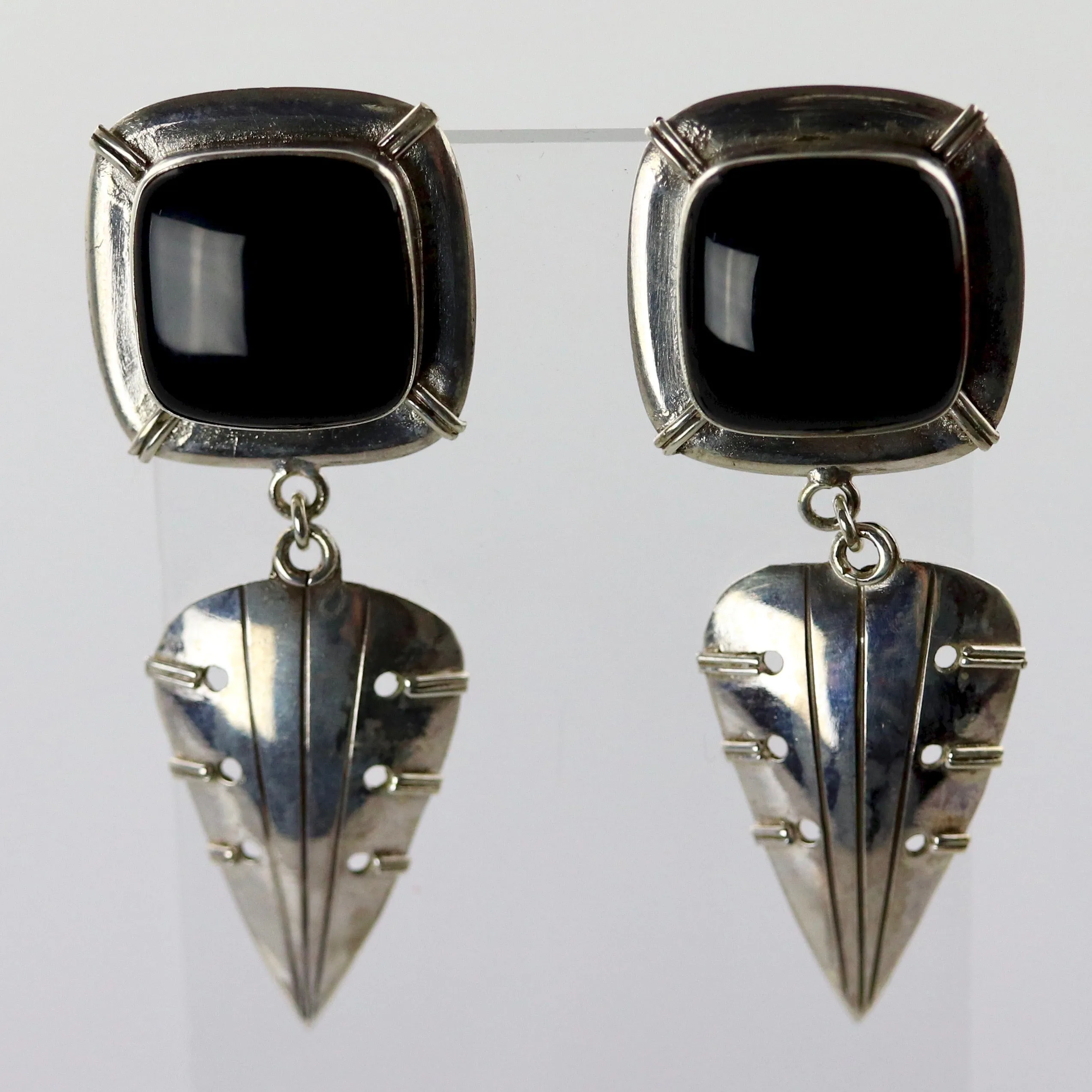 Birds of a Feather Onyx Earrings