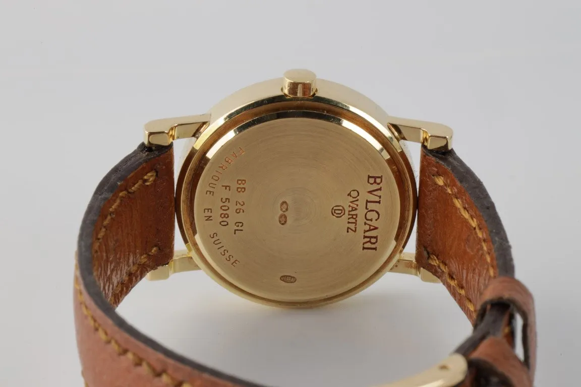 Bvlgari 18k Yellow Gold BB26GL Watch