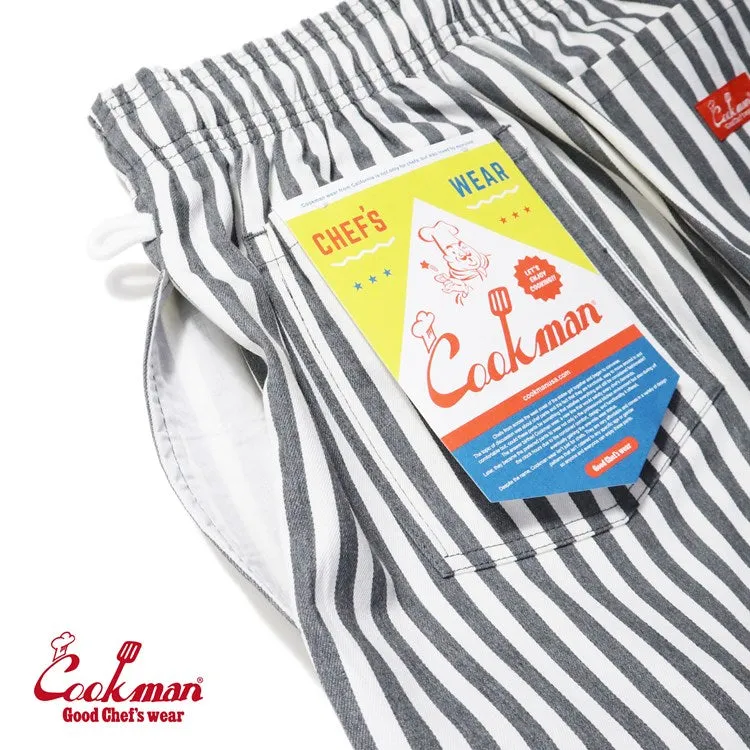 Cookman Chef Pants - Cabana Stripe : Gray