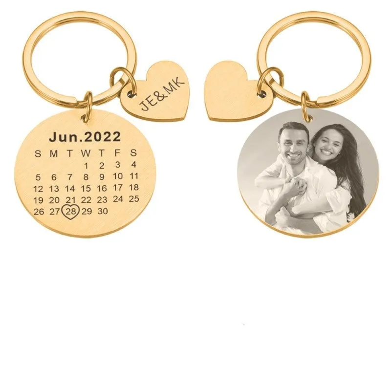 Customization Photo Stainless Steel Keychains