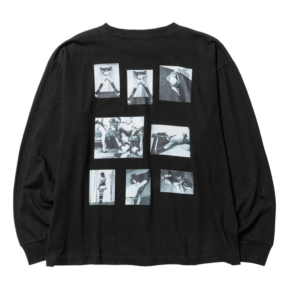 FLAGSTUFF PLAY L/S TEE-BLACK