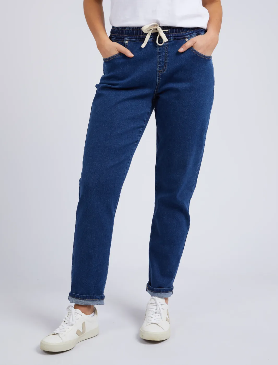 Foxwood  - Juliette Jogger Jean - Dark Blue