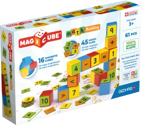 Geomag Magicube Math Building Recycled 61 pcs