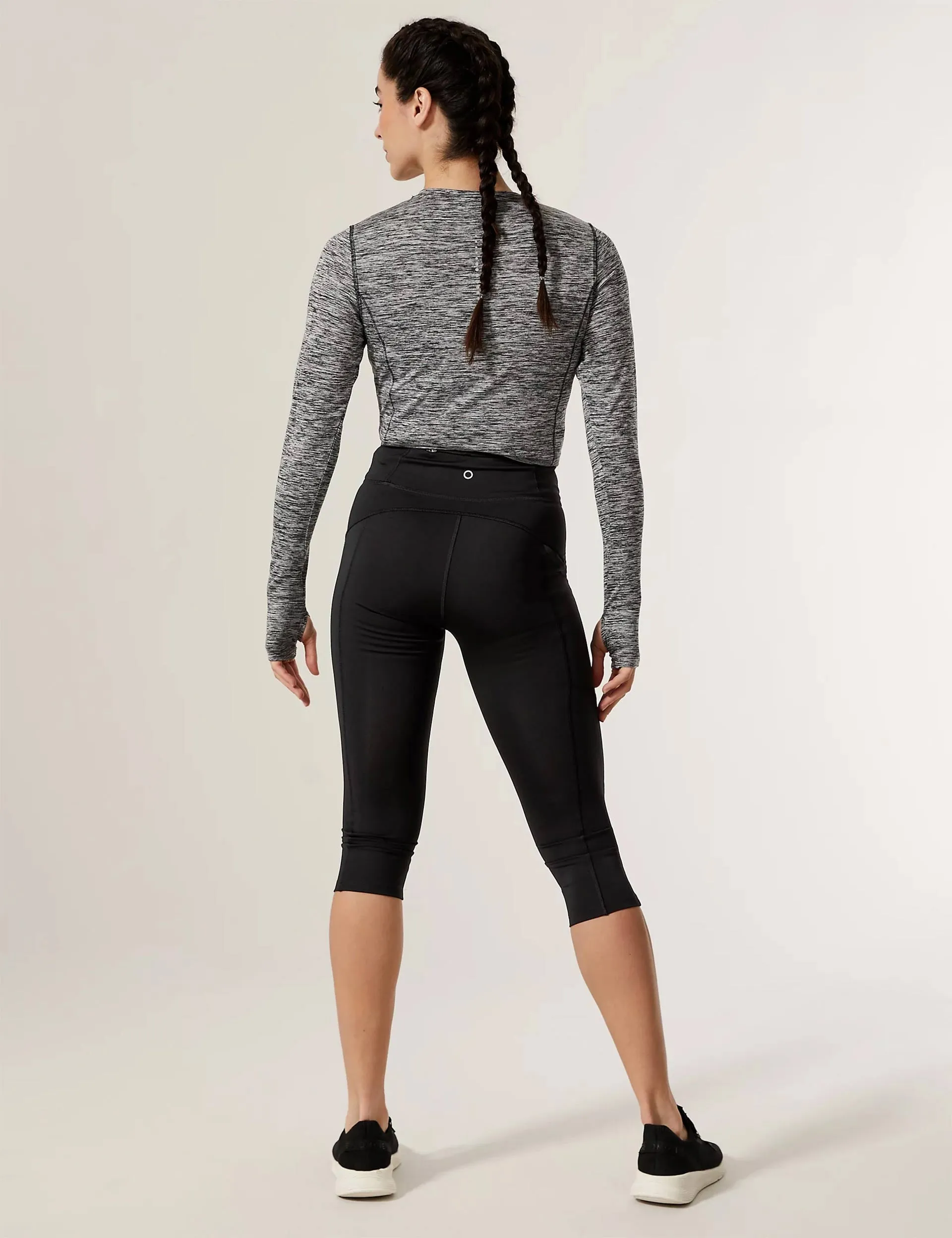 Go Move Cropped Gym Leggings - Black