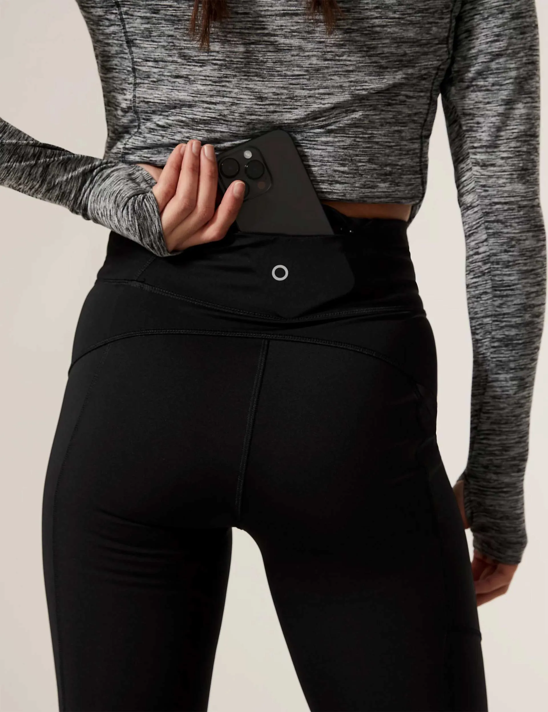 Go Move Cropped Gym Leggings - Black