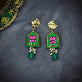 Hemlata Handpainted (Earrings)