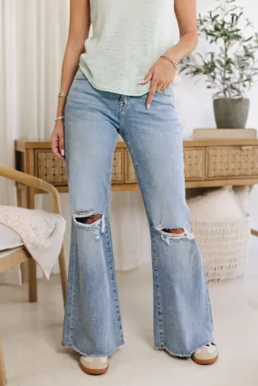 Ivy Exclusive - Alpha Mid Rise Tapered Wide Leg Jeans (0-22W)