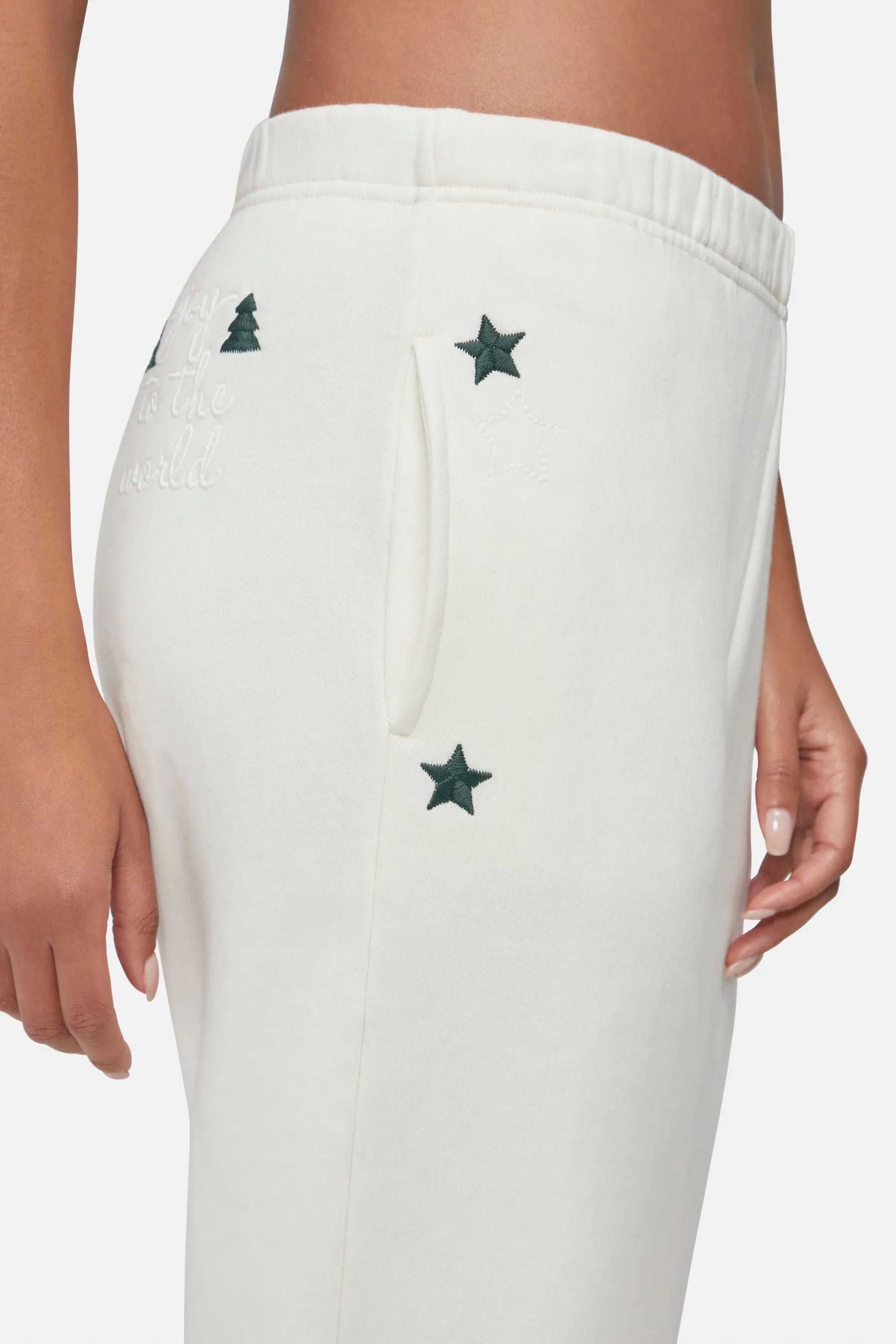 Joy Tree Emmy Sweatpants | Whisper White