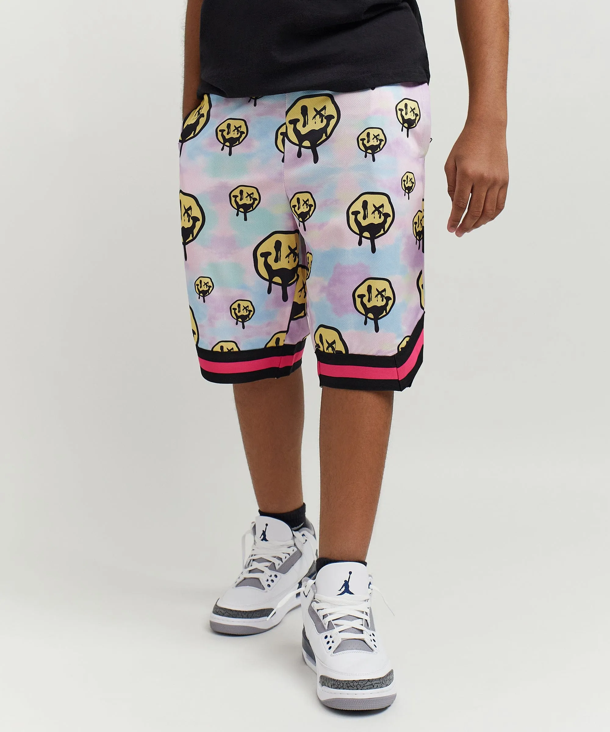 Kids Trippy Mesh Shorts