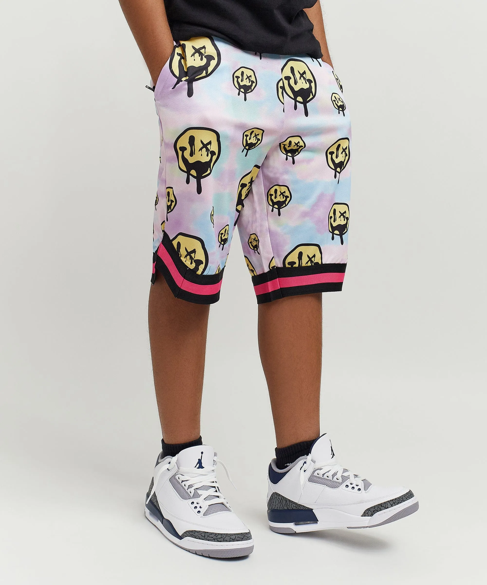 Kids Trippy Mesh Shorts