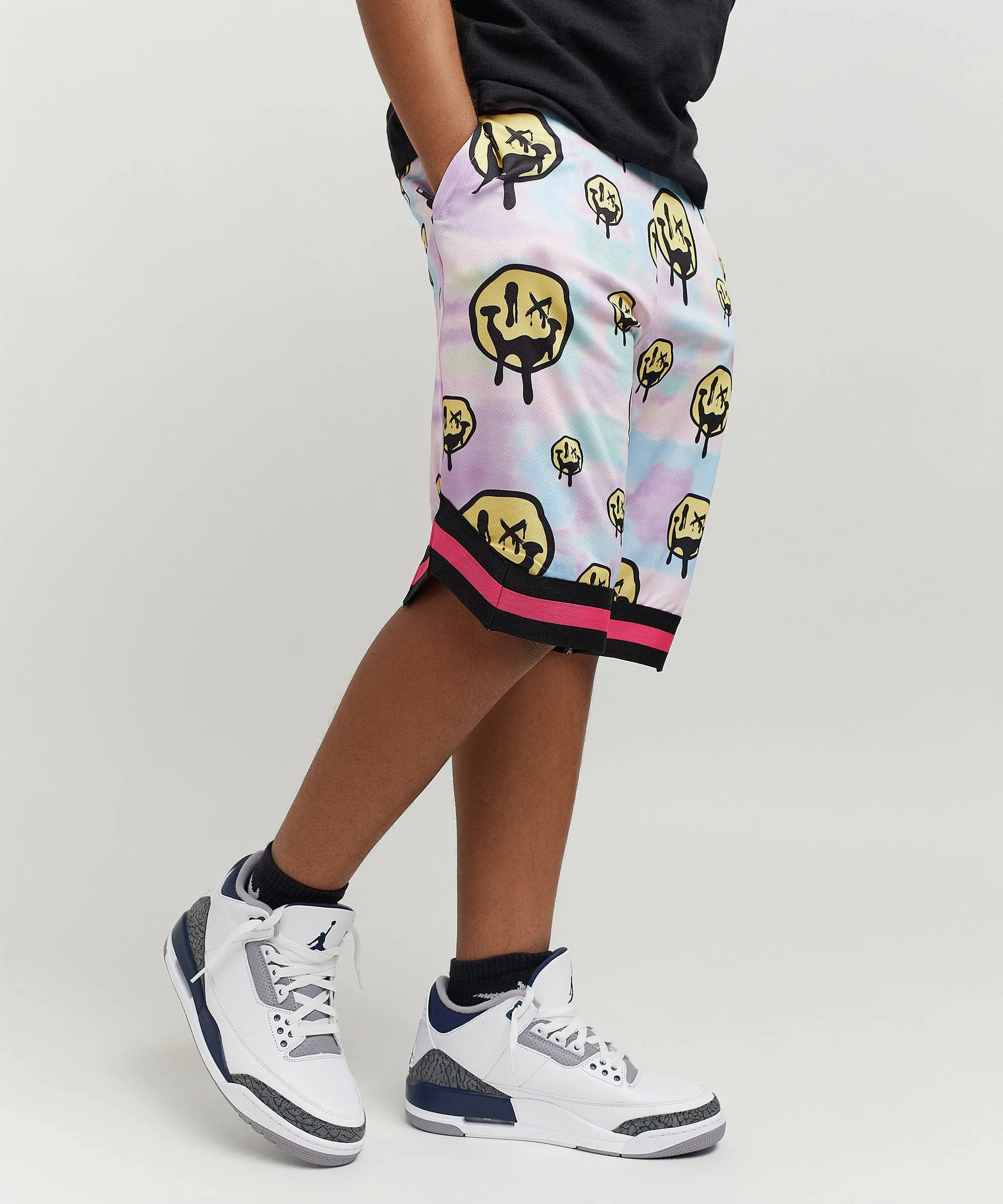 Kids Trippy Mesh Shorts