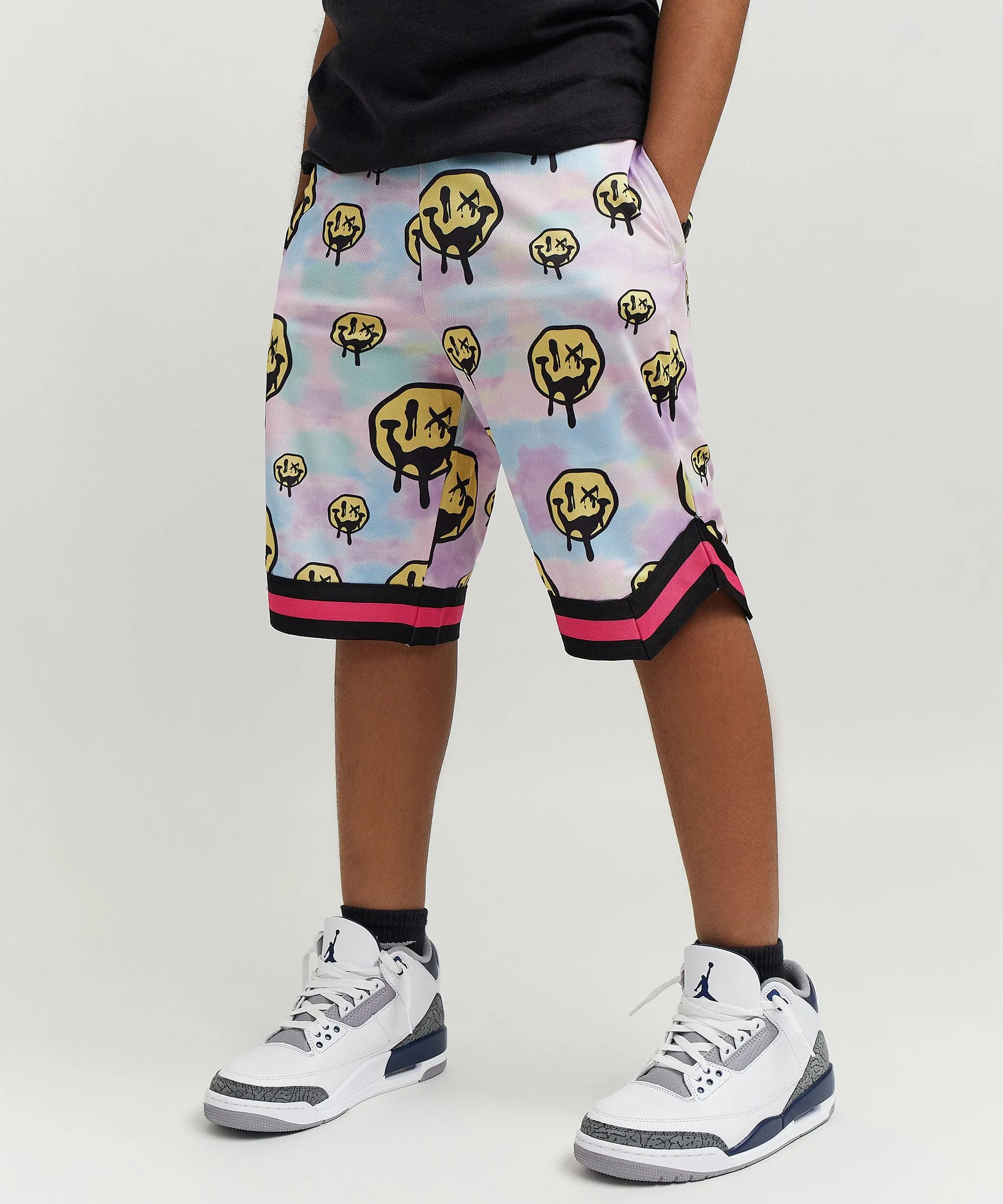 Kids Trippy Mesh Shorts