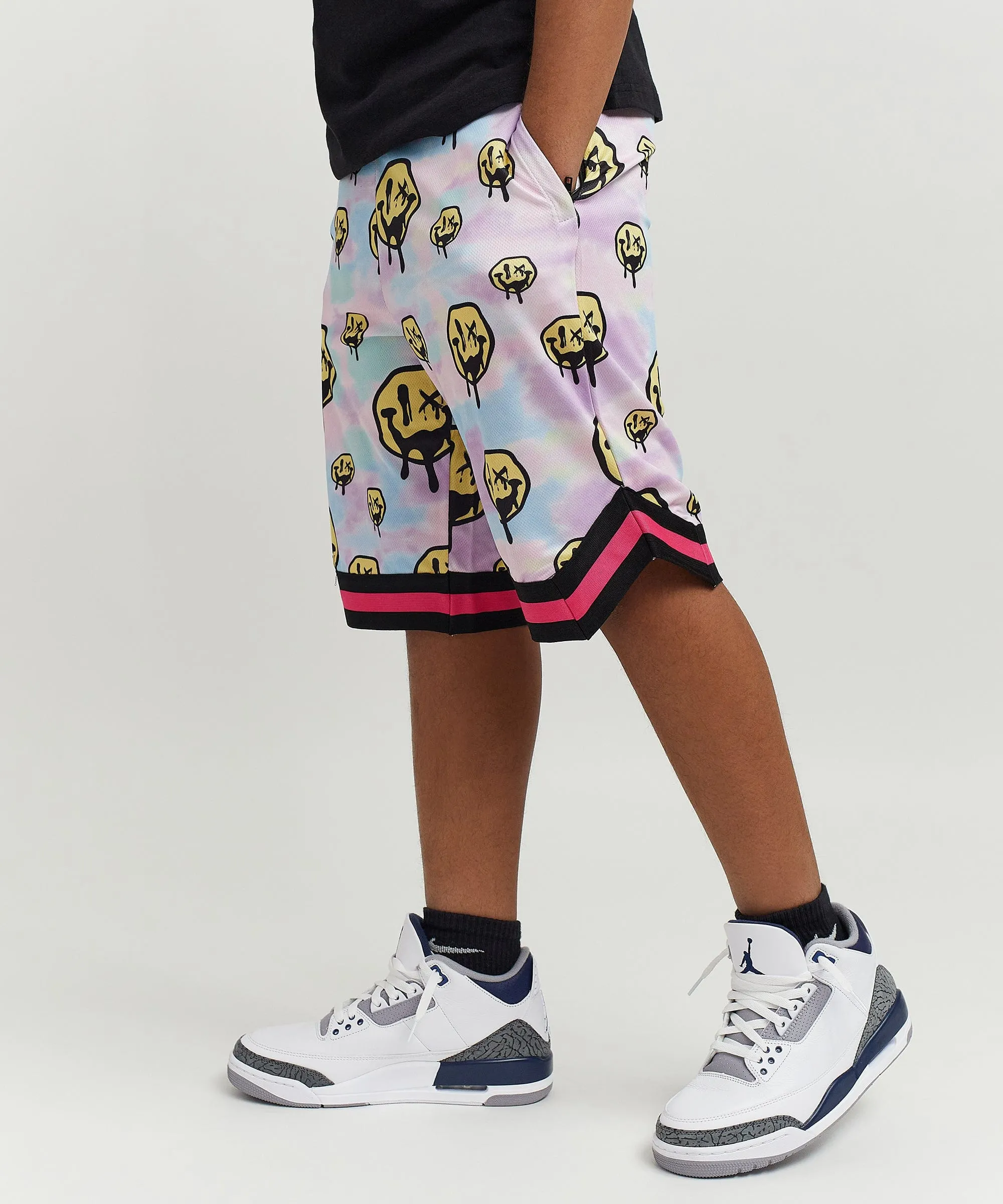 Kids Trippy Mesh Shorts