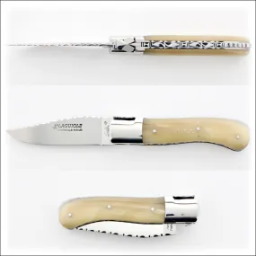 Laguiole Gentleman's Knife Guilloche - Horn Tip