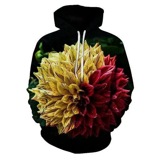 Latest 3D Flower Themed Hoodies