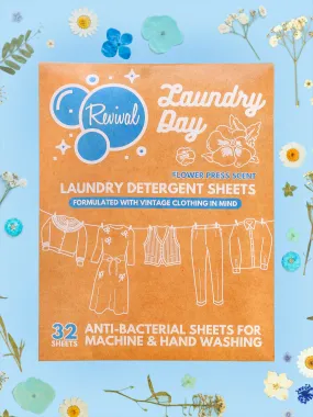 Laundry Day Detergent Sheets - Flower Press Scent