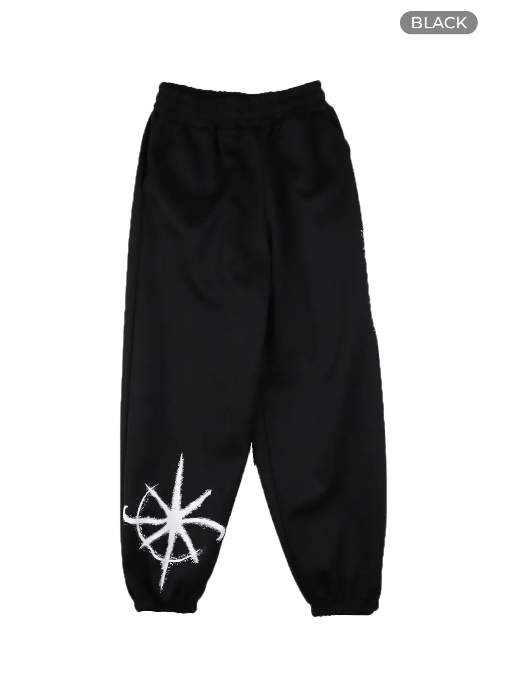 Men's Graphic Straight Fit Sweatpants IA401