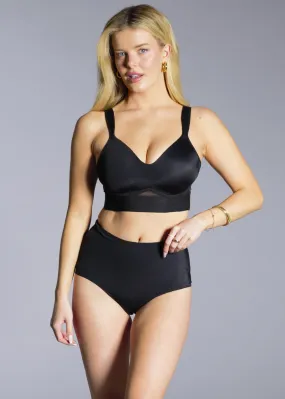 Molded Cup Bra with Mesh Back Detail