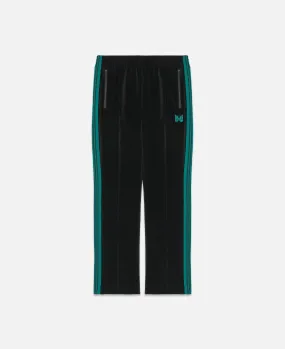 Narrow Track Pants - C/Pe Velour (Black)