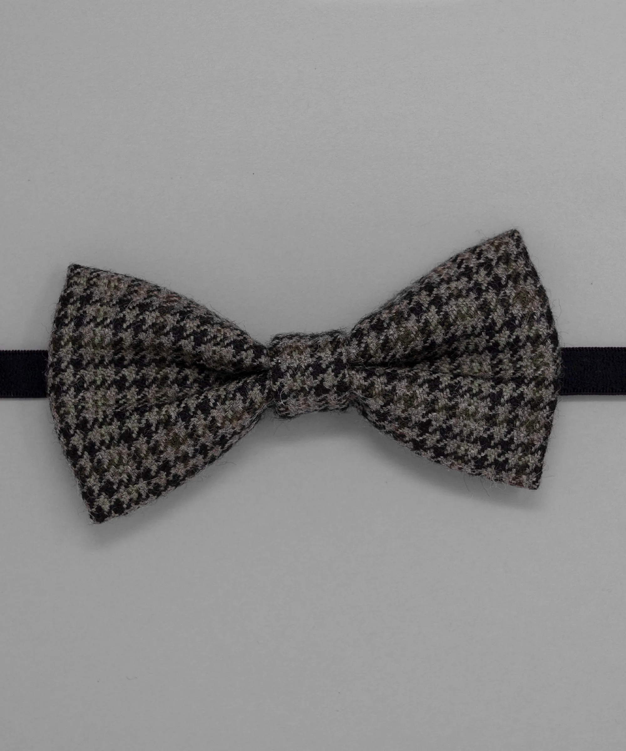 Old School Brown Houndstooth Bowtie