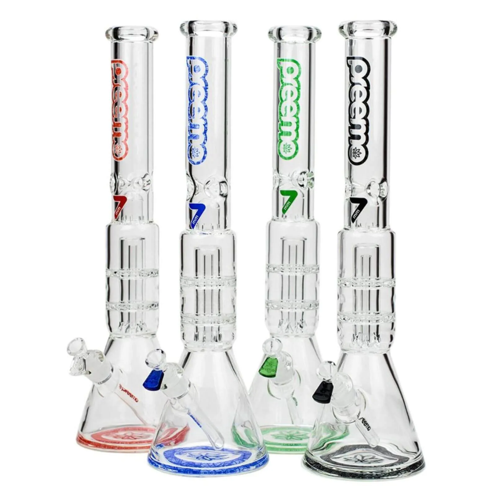 Preemo 19" Dome Over Double Disc Perc Bong