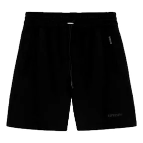 REPRESENT BLANK SHORTS-BLACK