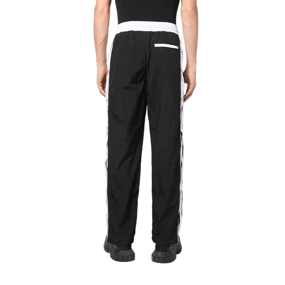 Side Snap-Button Track Trousers