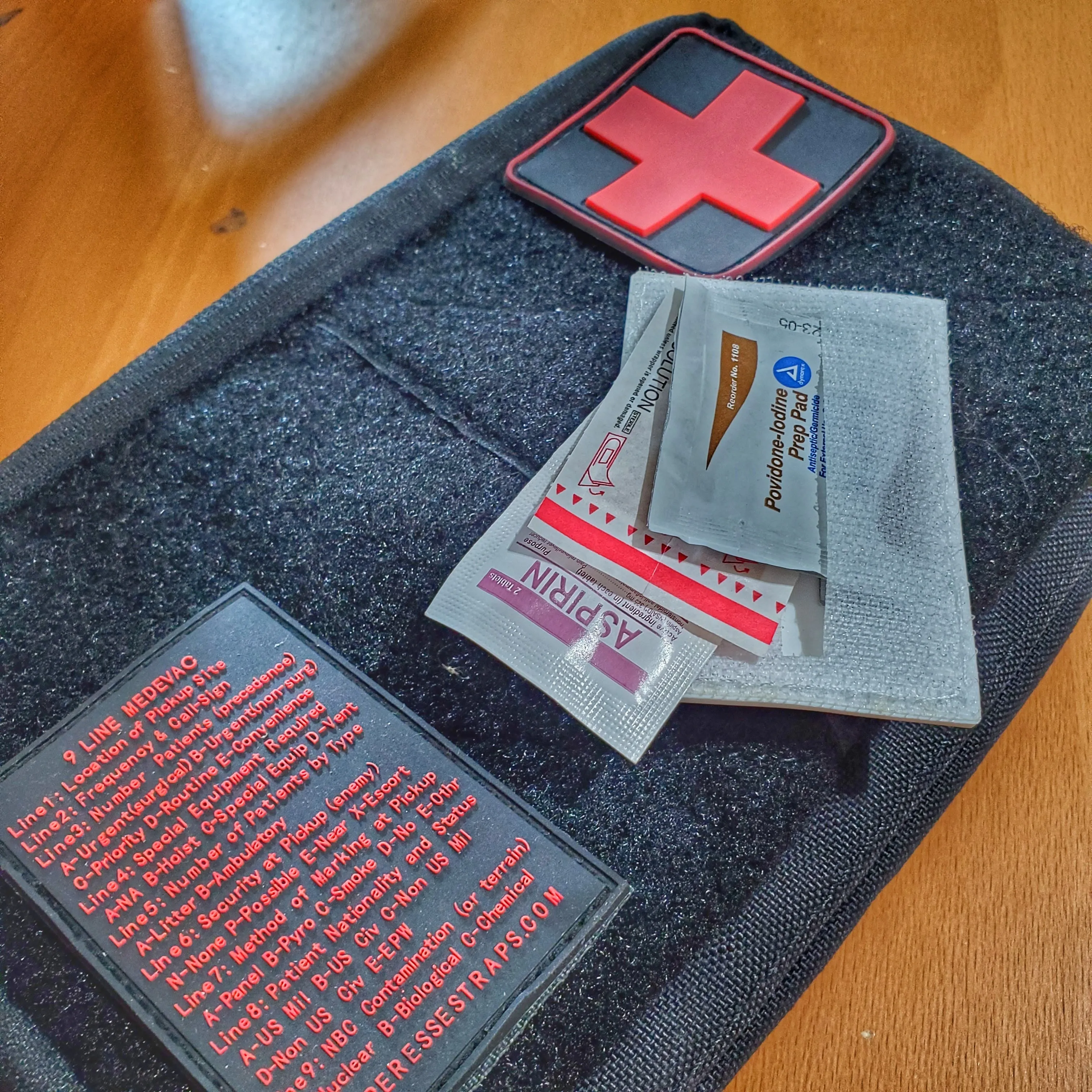 Storage Pocket Patch:  Stop the Bleed and CPR Quick Reference