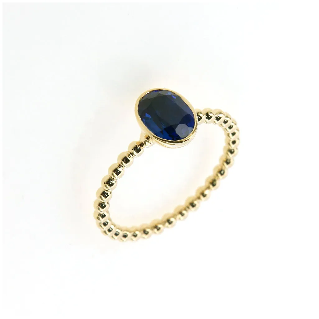 Sumba Oval Sapphire Ring