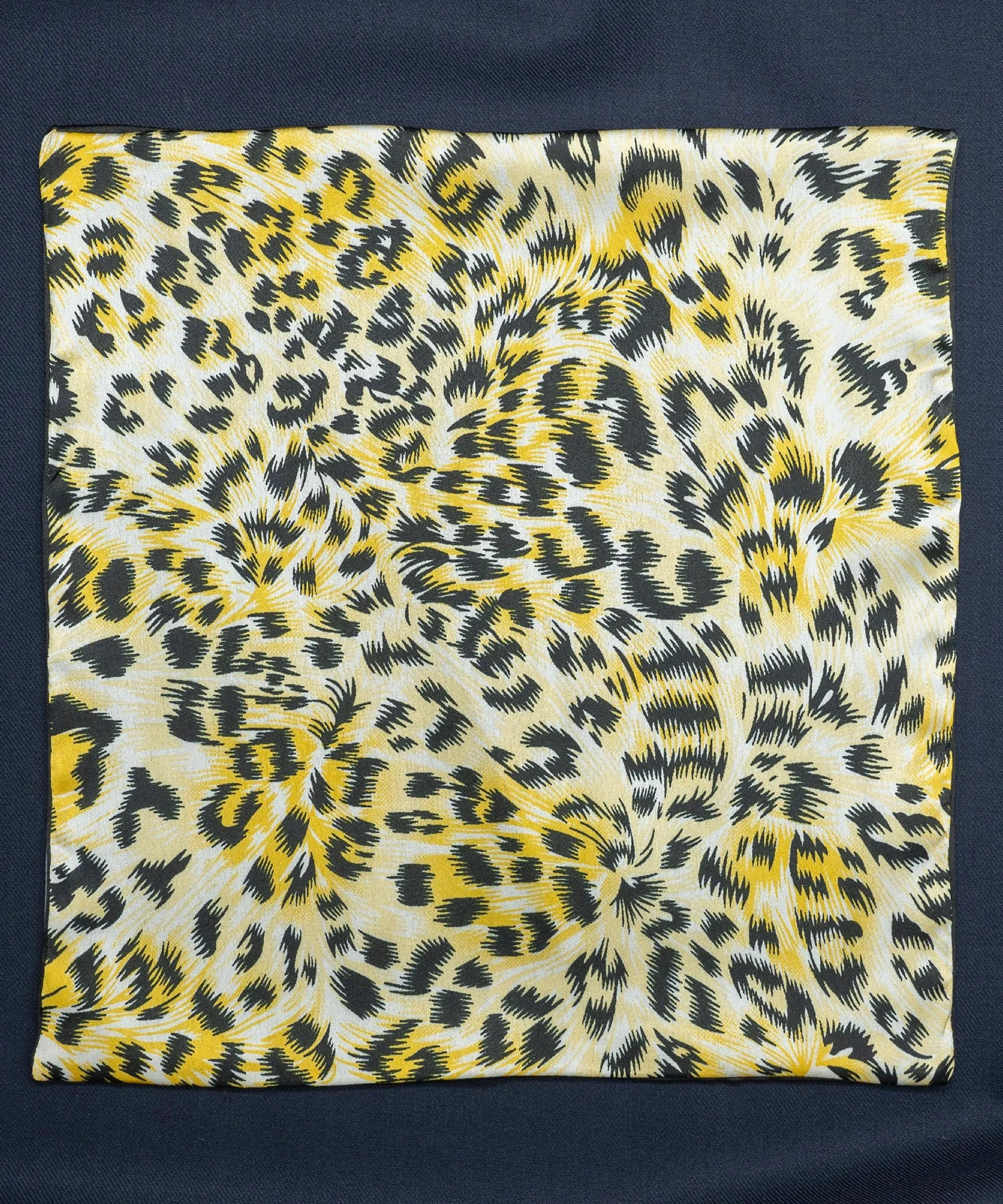 Sun & Sand Abstract Yellow Pocket Square