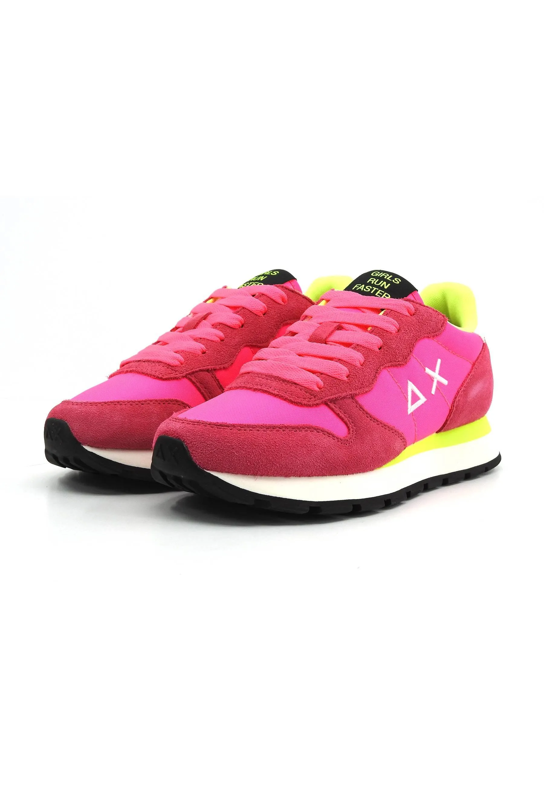 SUN68 Ally Solid Sneaker Donna Fuxia Fluo Z34201