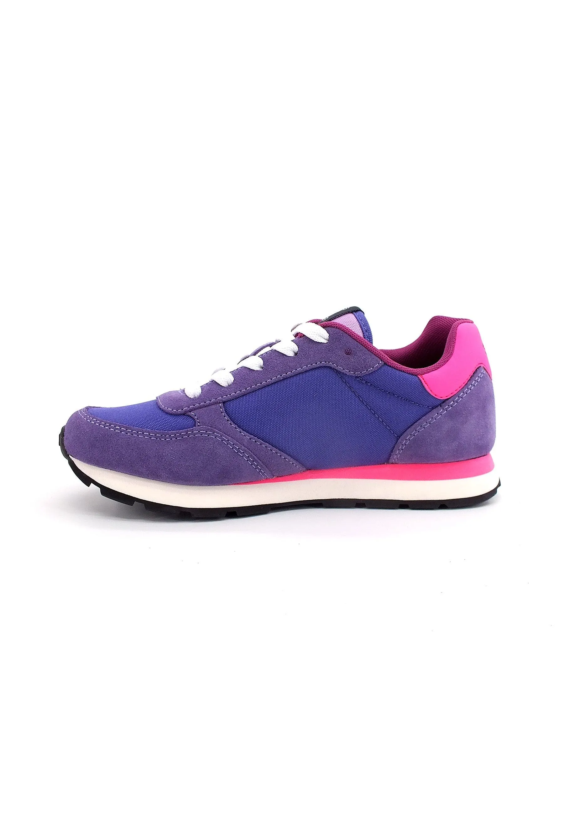 SUN68 Girl's Ally Solid Sneaker Bimbo Violet Z42401T