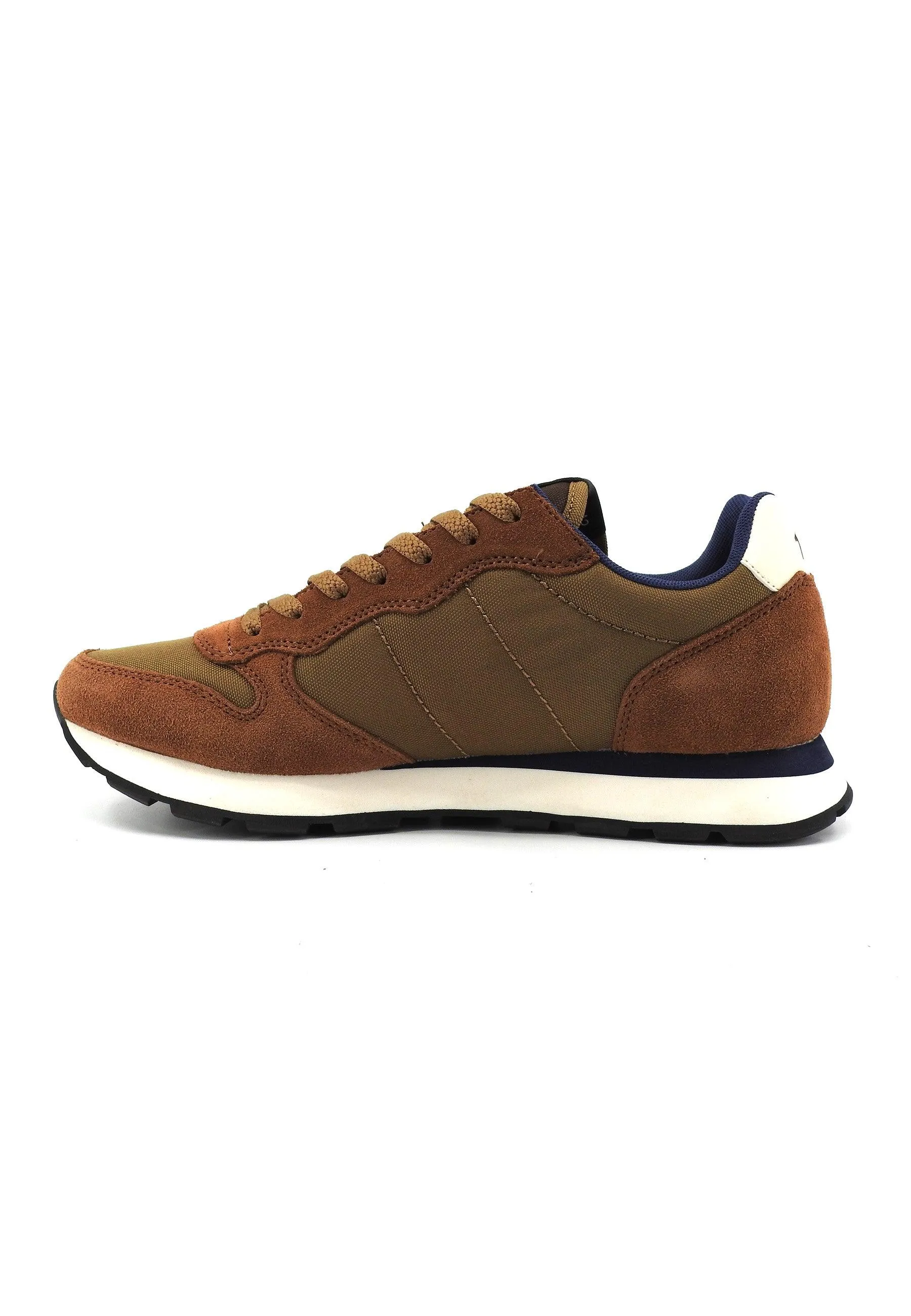 SUN68 Tom Solid Sneaker Uomo Volpe Marrone Z43101