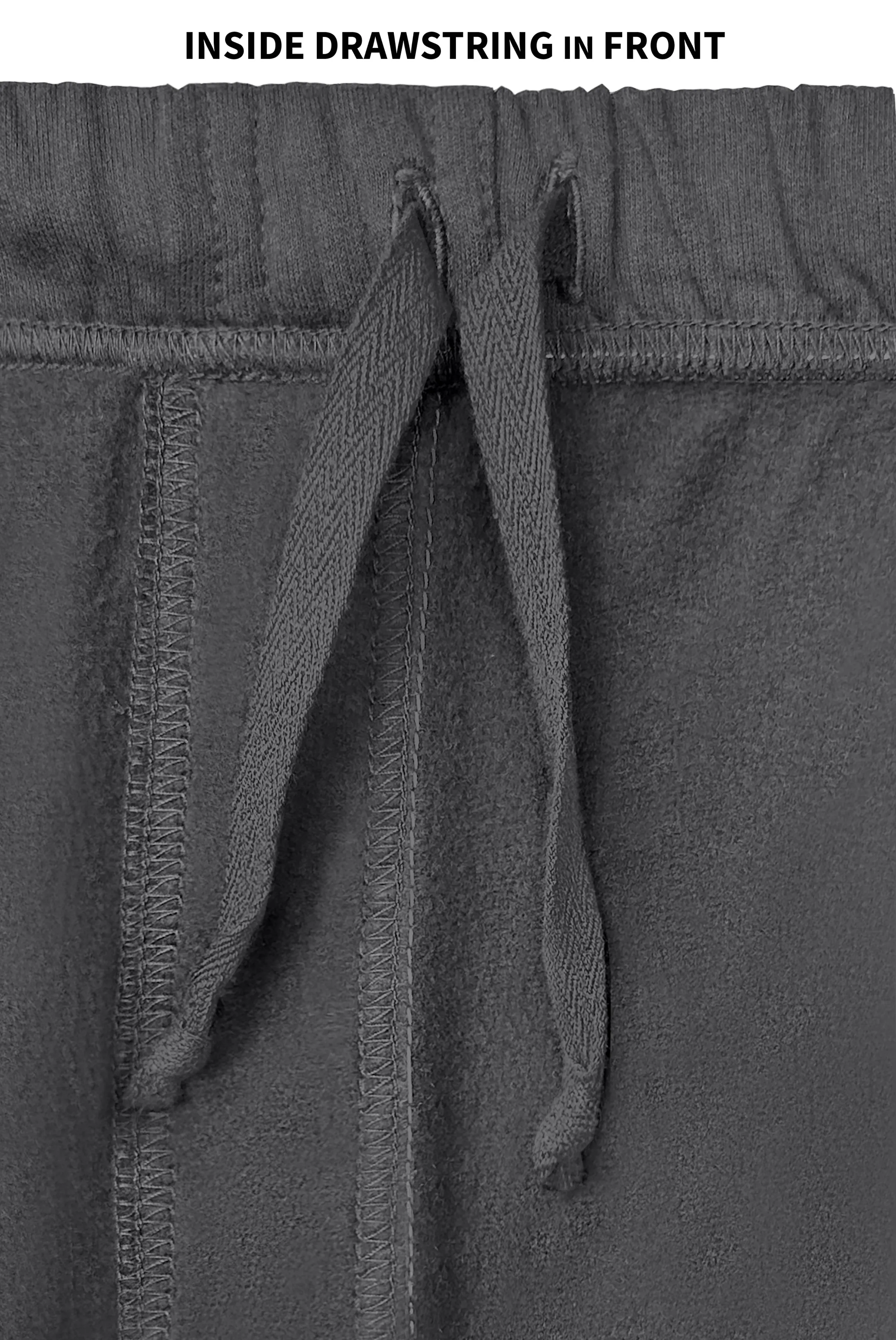 The Softest Mens Cotton Fleece Pant | Charcoal