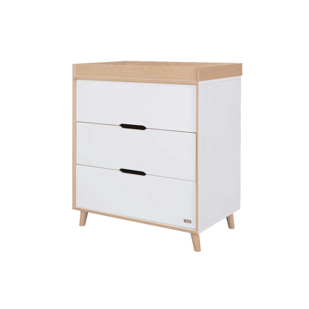 Tutti Bambini Fika Chest Changer - White/Light Oak